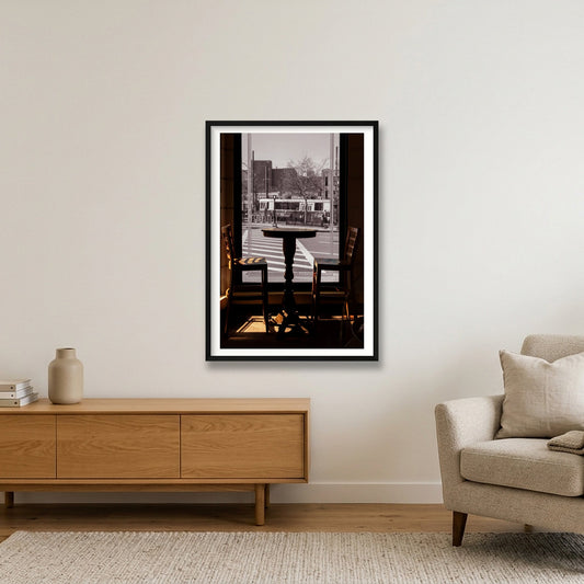 The Simple Act of Existing — A1 (59×84cm, 23×33") Black Frame