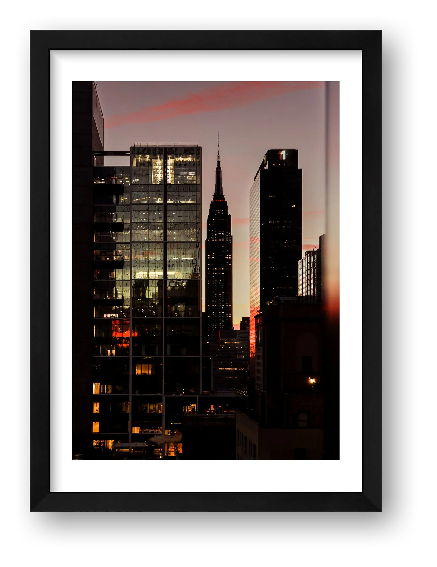 Manhattan Lowered Its Voice — framed